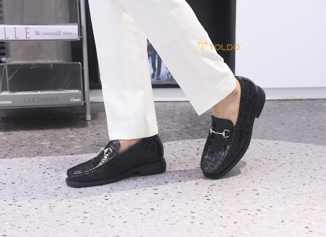 Giày cao nam 8cm đế khâu siêu nhẹ 6